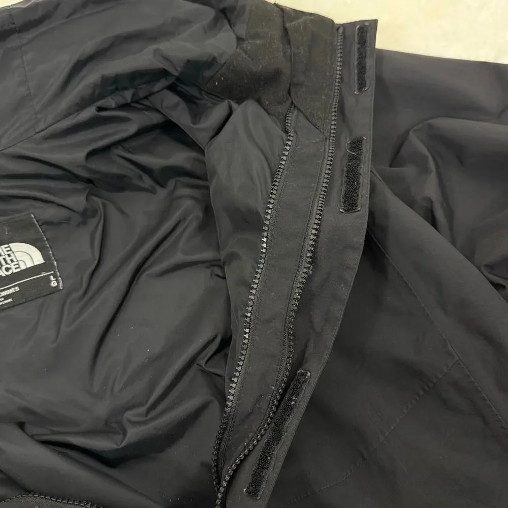 The North Face Quest Rain Wind Black Jacket Adjustable Zip Up Men’s US Size L